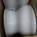 Fisher-Price 2-N-1 Potty Trainer with Flushing Sounds, Chart & Storage  White Floor Potty Chair with Splash Guard, Removable Ring & Bowl, Patented Snap Safe Ring Technology