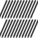 24 Pieces Replacement Stylus Pens LCD Board Pens for LCD Writing Tablet Drawing Pad Memo Message Boards Kids Adults, Black