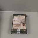 Litanika Dark Olive Green Comforter Set King, 3 Pieces Solid Bedding Comforter Set, All Season Fluffy Bed Set (104x90In Comforter & 2 Pillowcases)