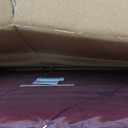 B FSOBEIIALEO Luxury Velvet Fabric Storage Ottoman Bench, Extra Large 140L Toy Chest Storage Boxes Footrest Bench for Bedroom, 43 Inches Red (43.3x15.7x15.7 inches)