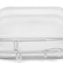 Unique Bargains Plastic Waterproof Clear Zipper Travel Toiletry Makeup Bag.