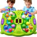 Whack Mole Game for Kids, Idea Gift for 3-12 Year Old Boys and Girls, Interactive Pounding Toy with 2 Hammers, Lights & Sounds, 3 Game Modes Educational Toy for 3 4 5 6+ Year Old Boys- Green