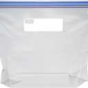 Amazon Basics Reclosable Freezer Gallon Bags, BPA Free, 90 Count (Previously Solimo)
