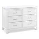 Davinci Charlie 6-Drawer Double Dresser in White