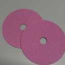 Duraaamo 2 Pcs 1/8 Inch Grinding Wheel Chainsaw Chain Sharpening Replace Chain Sharpening Grinding Wheel Discs Ceramic Stone Replace (Pink-red)