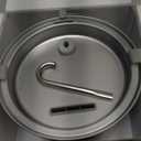 oneisall 2L Stainless Steel Cat Water Fountain with Snap, Anti-Spill Cats Water Fountains with Quiet Pump,Continuous Fresh Water Supply,Pet Water Fountain for Single Kitty & Small Pets