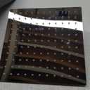 Veken Wide Rain Shower Head with Handheld, High Pressure Rainfall Showerhead Combo with Arm for Bathroom Accessories, Home Decor, Detachable Dual Shower with Multi Modes Handheld Spray, Silver Chrome (Standard Flow(2.5GPM))