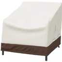 Outdoor Patio Deep Lounge Chair Cover Beige/Tan STAIN