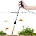 Gravel Vacuum for Aquarium, Fish Tank Cleaner Kit, Mini Manual Fishtank Vacuum Cleaner, Small Aquariums Water Changer, Adjustable Siphon Pump Use for Fish Turtle Tanks Cleaning Manure Wash Sand