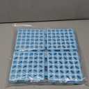 Shower Mat Non Slip24"X24" Bathtub Mat Non Slip Square Shower Mats for Inside Shower with Drain Holes Suction Cups, Quick Drain, TPE Shower Floor Mat for Elderly & Kids (Blue)