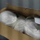 Cooling Side Sleeper Pillow for Neck and Shoulder Pain, Luxury Shredded Memory Foam Curved Bed Pillows for Sleeping Set of 2- Adjustable Queen Size- Washable Cover Crescent White