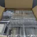 YOUBET 700PCS White and Silver Plastic Dinnerware Set for Wedding Party
White and Silver Disposable Plates Include 200 Plates, 300 Heavy Duty Silverware, 100 Cups and 100 Napkins