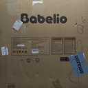 Babelio Removable & No Bottom Bar Baby Gate, 29-43" Hardware Mounted (Drill Needed)| Wide Walk-Thru| Auto-Close Safety Dog/Pet Gate for Stairs & Doorways (White, 29-43" W, 30" H)