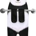 AGRIMONY Funny Panda Hand Towels for Bathroom Kitchen - Cute Decorative Decor Hanging Washcloths Face Towels Super Absorbent Soft - Housewarming Birthday Christmas Fun Gifts for Women Panda Lovers