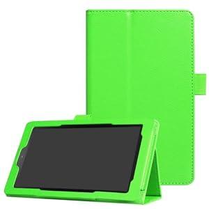 SZLONKOU Tablet Cover for Amazon Kindle Fire HD7 7th 9th Generation SR043KL M8S26G(2017 2019 Release),Ultra Slim Folio Stand Leather Case for Amazon Kindle Fire 7 Gen 7th 9th 7" (Li-Green)