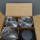 Solar Lanterns Outdoor Waterproof: 4 Pack Hanging Solar Lights for Outside Patio Porch Garden Tabletop Decor - Bright LED Warm White Solar Powered Lighting - Unique Gardening Lovers Mom Gifts