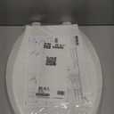 KOHLER 4636-RL-0 Cachet ReadyLatch Elongated Toilet Seat Slow Close, Soft Close Toilet Seat Quiet Lid, Contoured Grip-Tight Bumpers Installation Hardware, Apartment Essentials, White