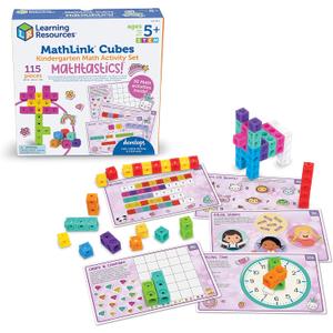 Learning Resources MathLink Cubes Kindergarten Math Activity Set Mathtastics! - Classroom Must Haves, Preschool Activities, Teacher School Supplies, Toddler Montessori Toys, Math Manipulatives