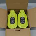 Ecarke 200W Portable Power Inverter Compatible with Ryobi 18V Battery, DC 18V to AC 110V Power Station with 1 AC Outlet, 2 USB, 1 Type-C & LED Light, for Outdoor Emergency Use (No Battery)(2-Pack) (Green)