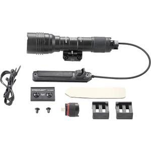 Streamlight 88066 ProTac Rail Mount HL-X 1000-Lumen Multi-Fuel Weapon Light with Remote Switch, Tail Switch, Clips, and CR123A Batteries, Box, Black