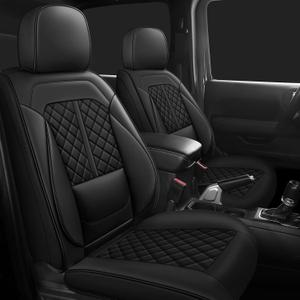 NS YOLO Custom Fit Jeep Wrangler JK JL 4-Door Leather Seat Covers 2018-2026