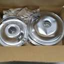 GE Drip Pans and Stove Burner Element Unit Set, Perfectly Fit WB30M1 & WB30M2 -Replacement for GE Hotpoint Stove Top