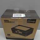 Cigar Humidor,Cedar Wood Humidor Cigar Box,Glass Top Desktop Humidor with Digital Thermo-Hygrometer, Humidifier, Divider, Accessories Drawer and Combination Lock,Cigar Gift for Men (Marble Grain)