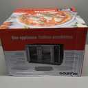 Gourmia French Door Air Fryer  25 Qt Large Capacity Convection Oven, Fryfroce 360, Digital Display with 17 Cooking Presets, Bake, Toast, Roast, Dehydrate, Fits 12 Pizza (Stainless Steel)