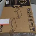 TEAMIX White Monitor Stand Riser - 2 Pack, Wood 2 Tier Adjustable Dual Monitor Riser for Laptop/PC Computer Stand for Desk