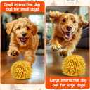 3 x Interactive Dog Toys - Self Rolling Dog Ball with Anti-Chewer Cover for Small/Medium Puppy, Active Motion Activated Toys That Move on its Own, Orange