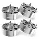 GAsupply 4x110 ATV Wheel Spacers 2 inch with 101.25 Studs, Wheel Spacer Adapters 74mm Hub Bore, Compatible with Honda, Suzuki, Yamaha, Bombardier(Read Listing for Year Model Info), 4 Pack (silver)