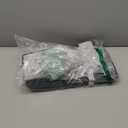 Portable Dog Car Seat for Small Dogs - Pet Booster Seat with Safety Leash, Adjustable Straps, Washable Cushion & Storage Pocket - Center Console Puppy Car Seat for Travel - Black