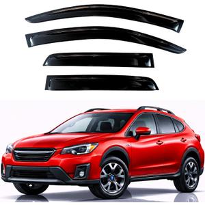 KPY Rain Guards Fit for 2018-2023 Subaru Crosstrek, Out-Channel Window Visors Vent Wind Deflectors 4PC, Car Accessories for 2017-2023 Subaru Impreza Hatchback