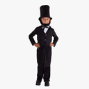 Morph Costumes Abraham Lincoln Costume For Kids - Presidents Day Halloween Outfit For Boys, Historical Dress Up Size M