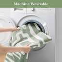 Boho Couch Cover for Dogs Washable Chenille Sofa Covers Reversible Sofa Slipcover Pet Friendly for Sectional Sofa, 2 or 3 Cushion Couch (Boho2 Sage Green, 71" x 134")