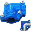 Pipe Repair Clamp 1 Inch Pipe Elbow(Outer Diameter of the Pipe is about 1.3 inch),Leak Sealer for 90 Degree Elbow Short Radius,PPR/PE/Iron Pipes,Threaded/Socket Connection Elbow