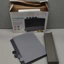 Masthome Index Chopping Board Set, 4-Pieces Plastic Cutting Boards with Food Icons and Storage Stand, BPA Free, Dishwasher Safe, Professional Chopping Board Set for Kitchen