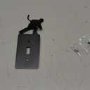 Innovative Fabricators, Inc. Hockey Single Light Switch Plate Cover (Black)