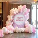2 x JOYIN 150 Pcs White Balloons, Different Sizes 18 12 10 5 Inch White Latex Balloon Arch Kit with Instruction for Birthday Decoration Party Graduation Wedding Holiday