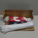 Flag Pole Kit with 3x5 American Flag - Includes 5ft Heavy Duty Tangle Free Flagpole,Embroidered 3X5 US Flag,Aluminum Mount Holder Bracket,Metal Flagpoles for Outside House,Porch,Outdoor - White