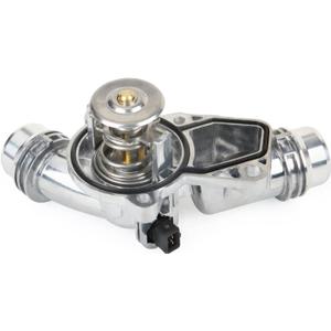 MITZONE Upgrade Aluminum Thermostat Assembly with Housing Compatible with BMW E46 E39 E60 E83 E53 E85 325i 330i 525i 530i X5 X3 Z3 Z4 Replace 11537509227