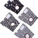 CuteBone Washable Female Dog Diapers 4 Pack Reusable Doggie Heat Diapers for Period FMG01XL