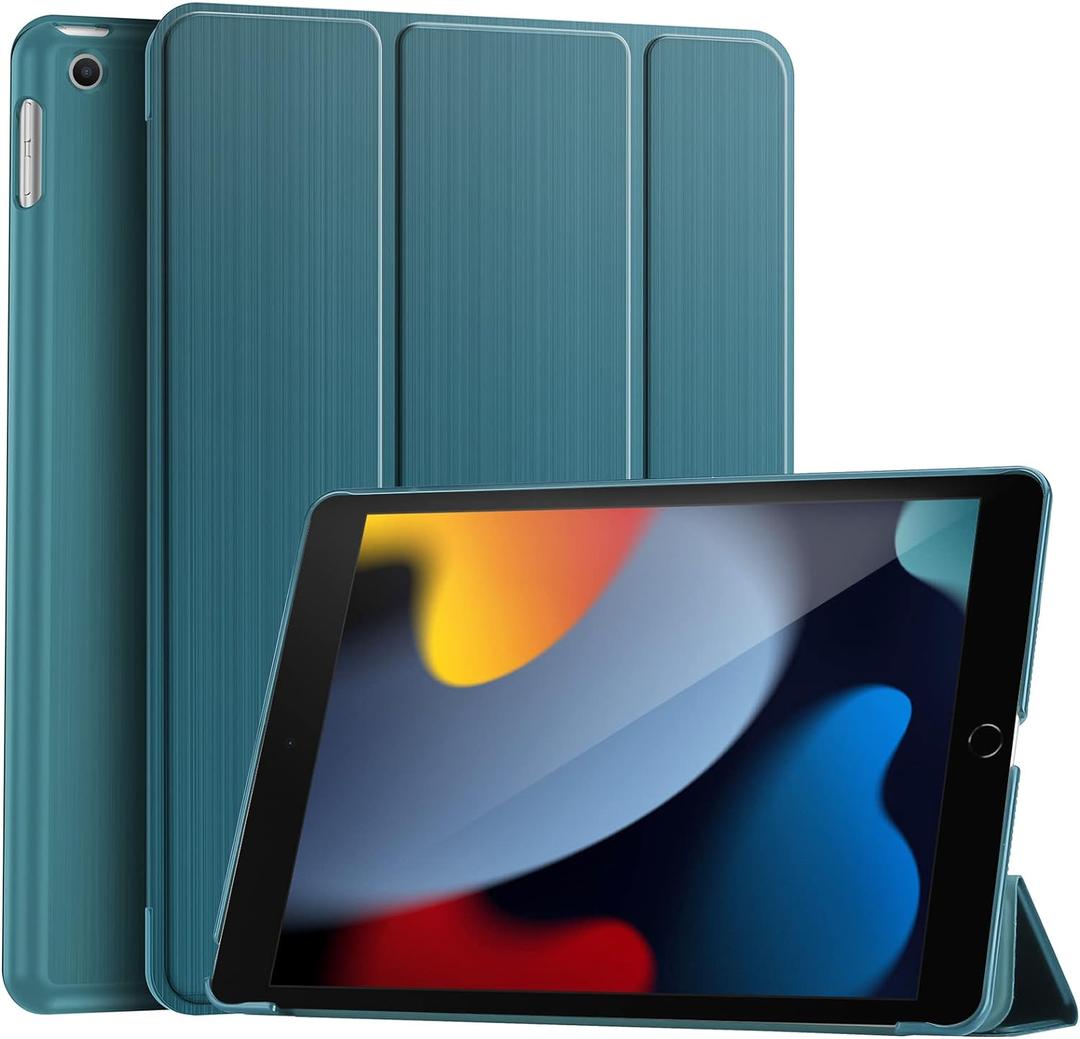 ProCase Smart Case for iPad 10.2 Case iPad 9th 8th 7th Generation Case, Hard Back Protective Cover iPad Case for iPad 10.2 Inch Teal