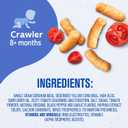 Gerber Stage 3 Baby Food Snacks, Garden Tomato Lil' Crunchies, Snacks for Babies, Baby Led Feeding, 6-Pack