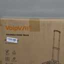 Folding Hand Truck 500lbs, Portable Heavy Duty Dolly Cart, 6 Wheels Collapsible Luggage Cart with 2 Elastic Ropes - Compact Trolley Cart for Easy Moving - Ideal Hand Cart for Travel and More (17, Black)