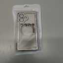 Misscase Magnetic Glitter Case for iPhone 17 6.3 Inch, Camera Protection, Compatible with MagSafe, Rectangle Cute Bling Sparkle Diamond Colorful Phone Cover, Drop-Tested & Shockproof-Black