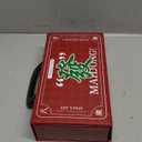 Chinese Mahjong Set, Large Mahjong Tiles Set with Yellow Back Color Tiles, Red Case, Chinese Mahjong Game Set (Majiang, )