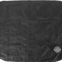 Outdoor Inflatable Cushion, Portable Quick Deflation Inflatable Travel Cushion Lightweight with Storage Bag for Camping for Picnic (Black)