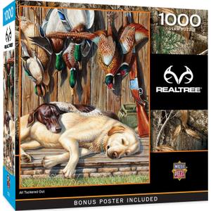 MasterPieces 1000 Piece Jigsaw Puzzle For Adults, Family, Or Youth - All Tuckered Out - 19.25"x26.75"