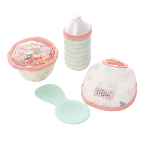 Love, Stella Baby Doll Pretend Feeding Set by Manhattan Toy